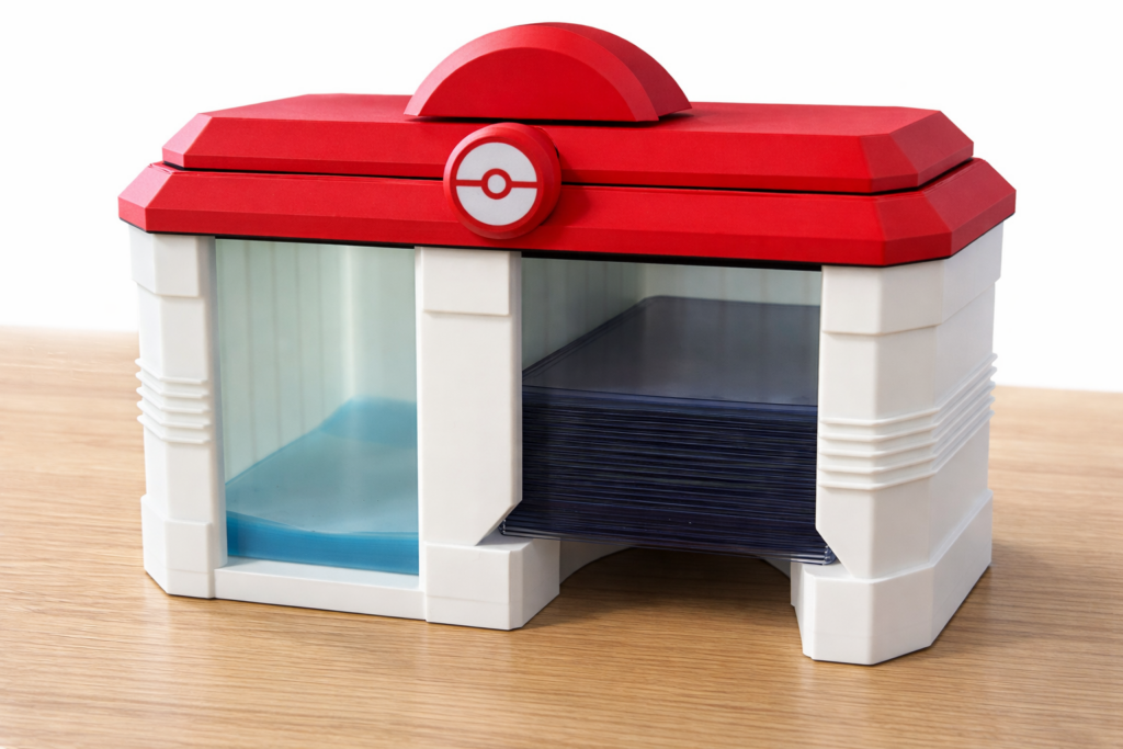Pokemon Pokecenter sleeve en toploader houder