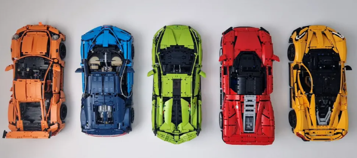 Muurbeugel voor Lego Technic auto's